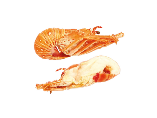 Langouste cuite 1/2 tête lavée origine Caraïbes ±190g